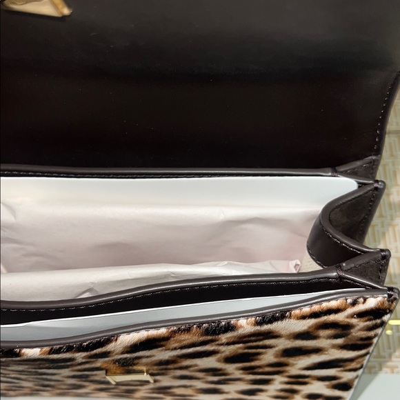 NWT Tory Burch Britten Leopard Print Crossbody Bag - Picture 10 of 15